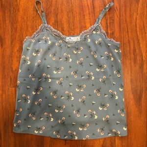 Hollister floral tank top